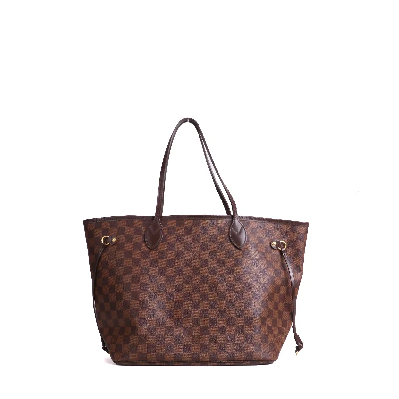 LOUIS VUITTON - Sac cabas Neverfull MM Louis Vuitton en toile damier ébène