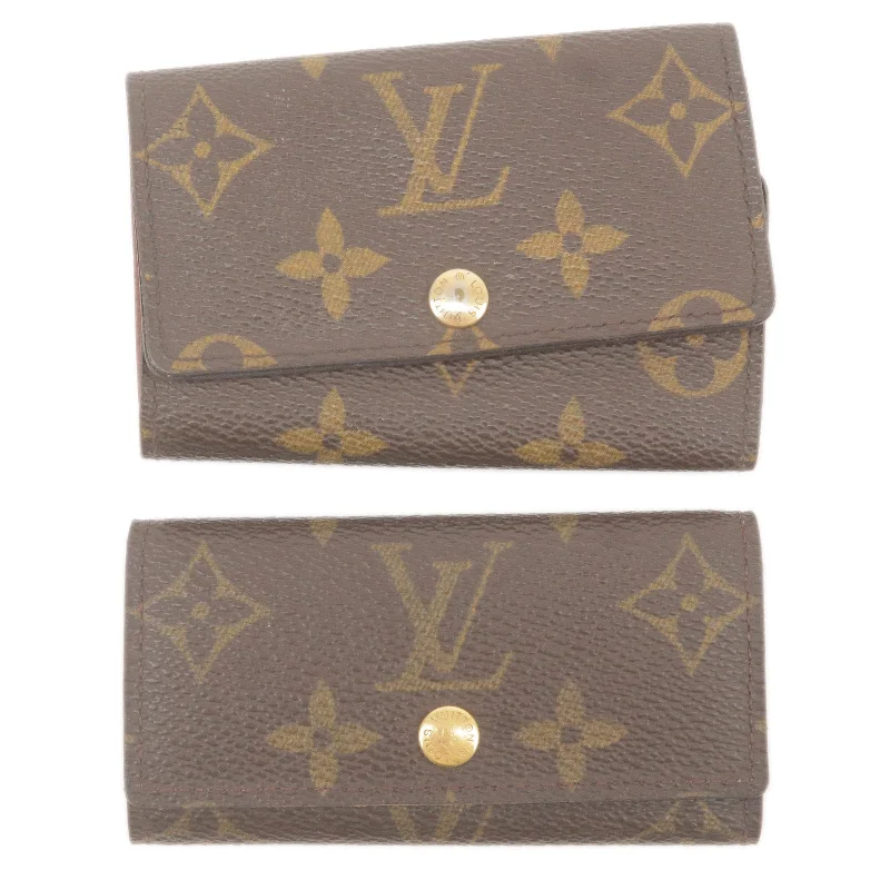 Louis Vuitton Set of 2 Monogram Multicles Key Case M62631 M62630