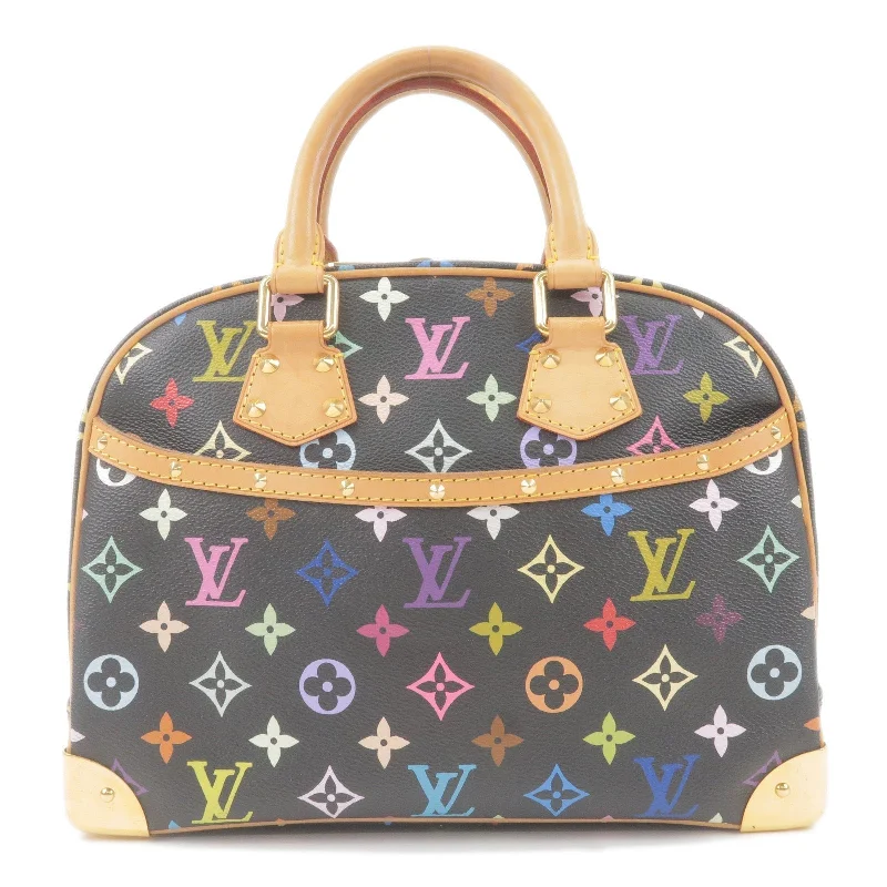 Louis Vuitton Monogram Multi Color Trouville Hand Bag Noir M92662