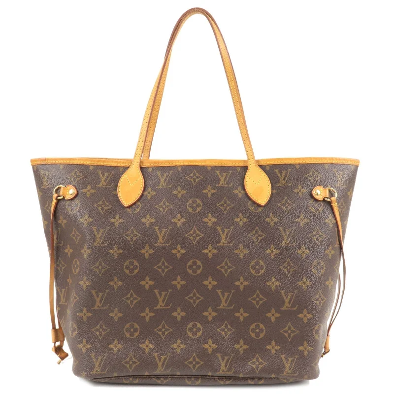 Louis Vuitton Monogram Neverfull MM Tote Bag Fuchsia M40996