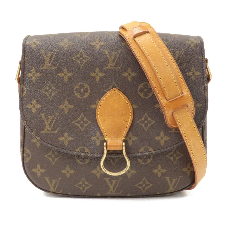 Louis Vuitton Monogram Saint Cloud GM Shoulder Bag Brown M51242