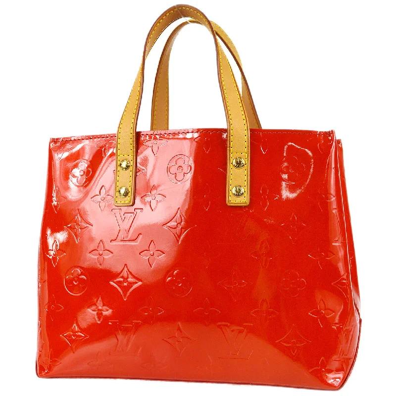 Louis Vuitton 2005 Vernis Reade PM Tote Handbag Red M91088