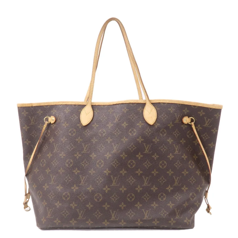 Louis Vuitton Monogram Neverfull GM Tote Bag Brown M40157