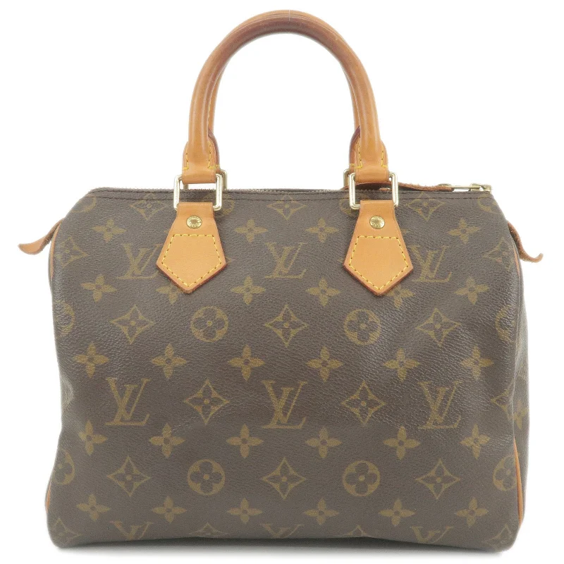 Louis Vuitton Monogram Speedy 25 Hand Bag Boston Bag M41528