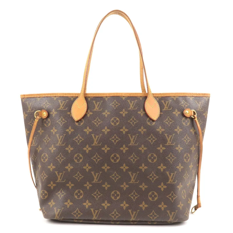 Louis Vuitton Monogram Neverfull MM Tote Bag M40156