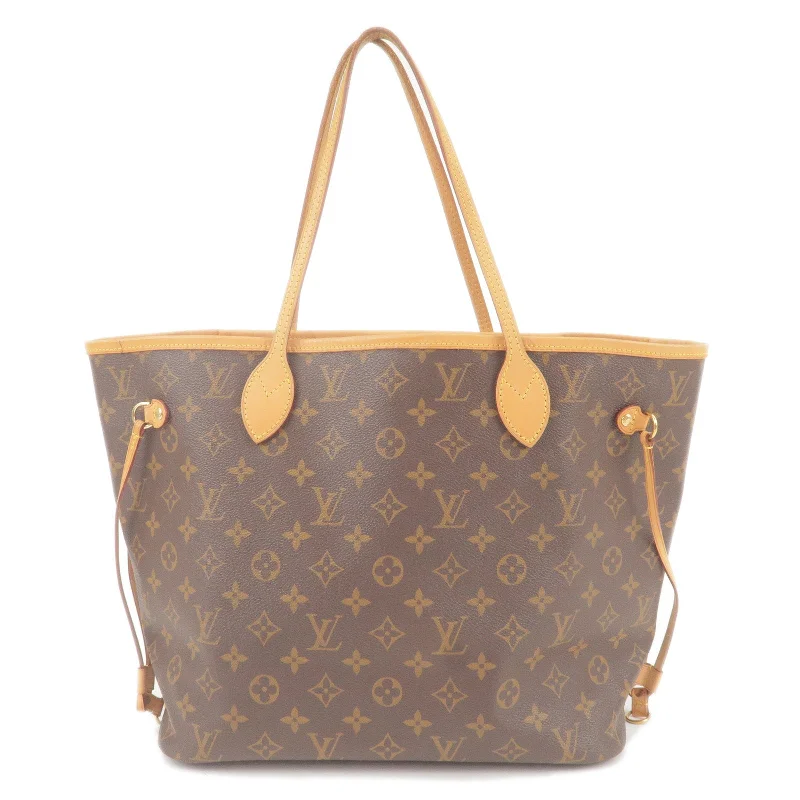 Louis Vuitton Monogram Neverfull MM Tote Bag Pivoine M41178