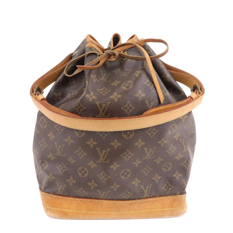 Louis Vuitton Monogram Noe Shoulder Bag Hand Bag Brown M42224