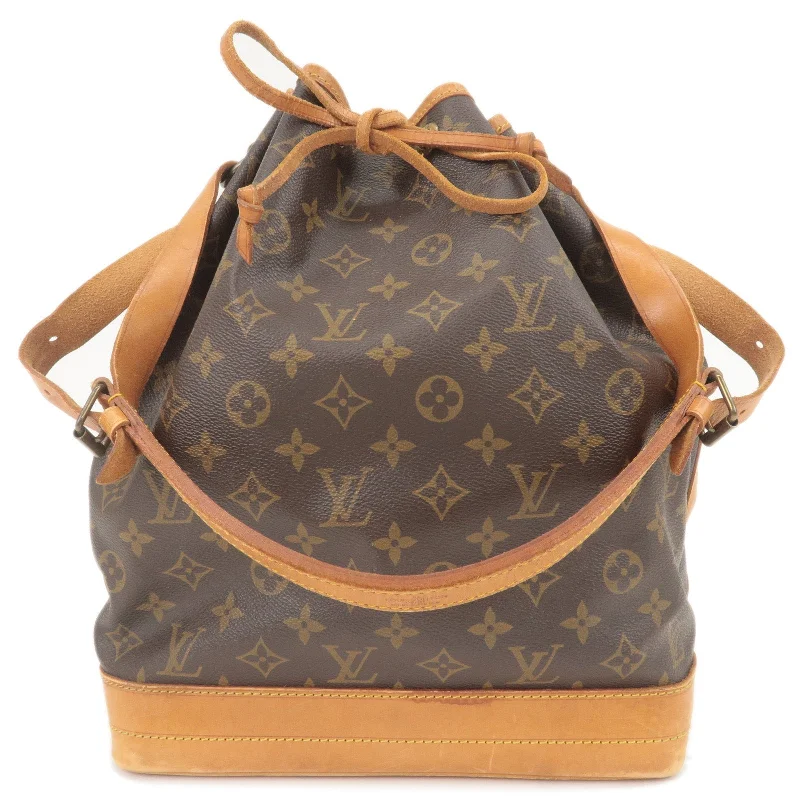 Louis Vuitton Monogram Noe Shoulder Bag Hand Bag Brown M42224