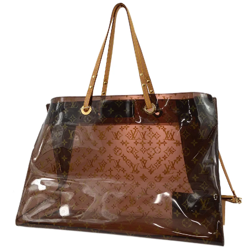 Louis Vuitton 2000 Brown Monogram Vinyl Cabas Cruise Tote Bag M50500