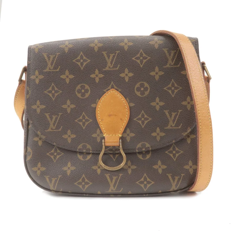 Louis Vuitton Monogram Saint Cloud GM Shoulder Bag Brown M51242