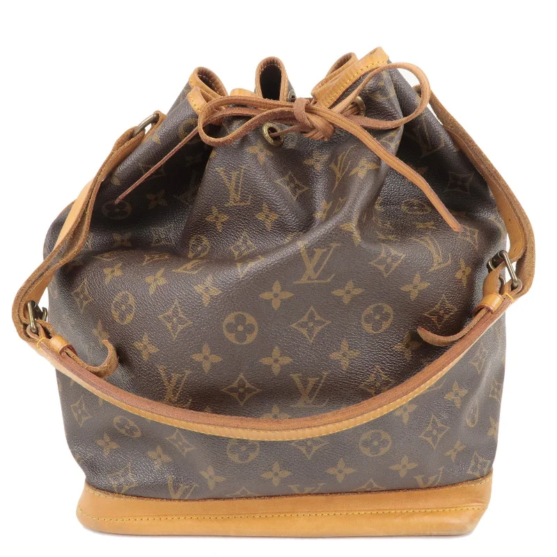 Louis Vuitton Monogram Noe Shoulder Bag Brown M42224