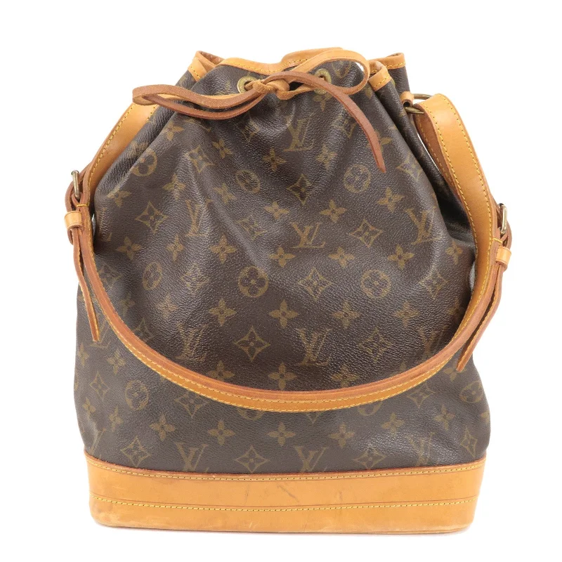 Louis Vuitton Monogram Noe Shoulder Bag Brown M42224