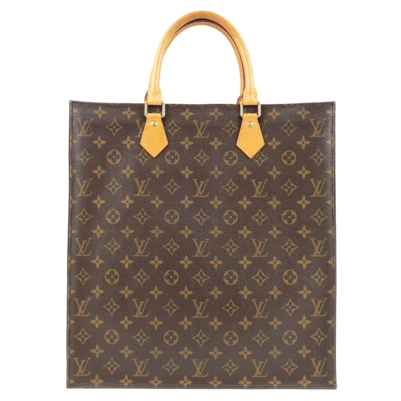 Louis Vuitton Monogram Sac Plat Hand Bag M51140