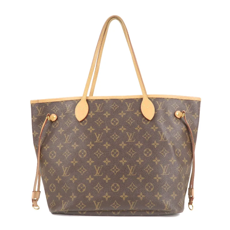 Louis Vuitton Monogram Neverfull MM Tote Bag Pivoine M41178