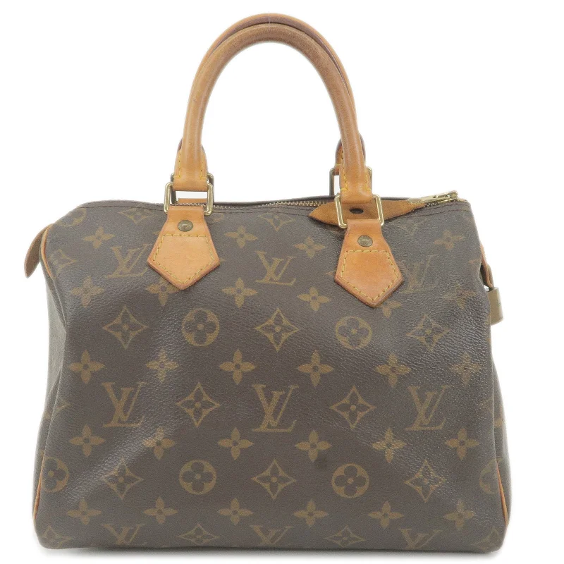 Louis Vuitton Monogram Speedy 25 Hand Bag Boston Bag M41528