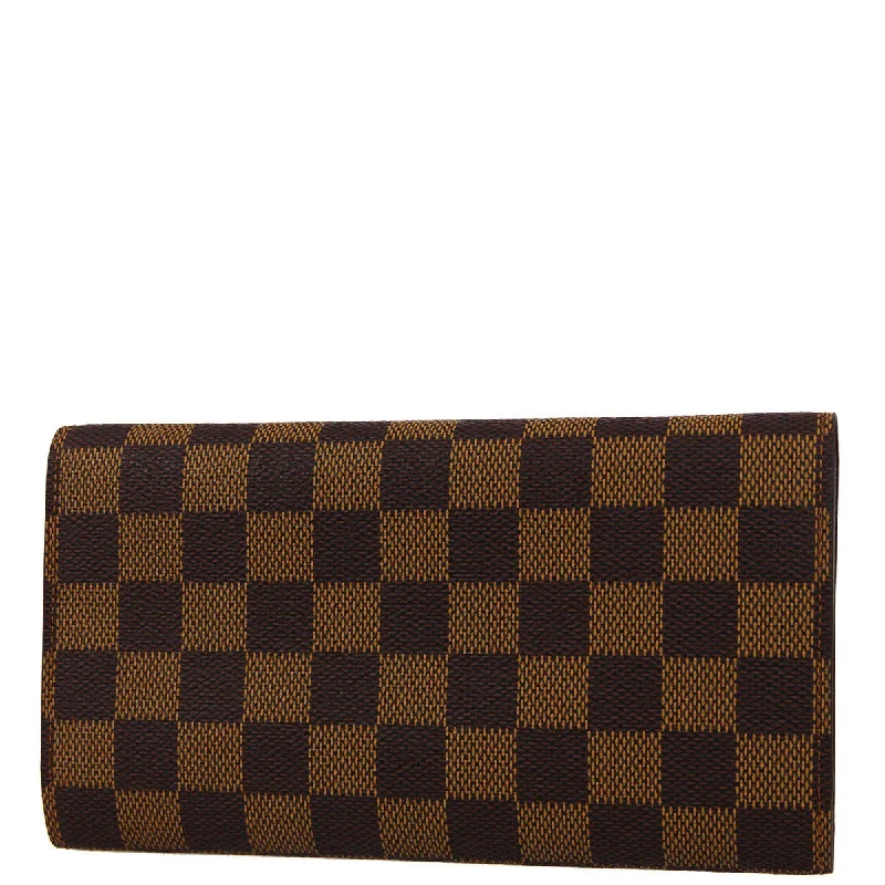 Louis Vuitton 2003 Damier Portefeuille International Wallet N61217