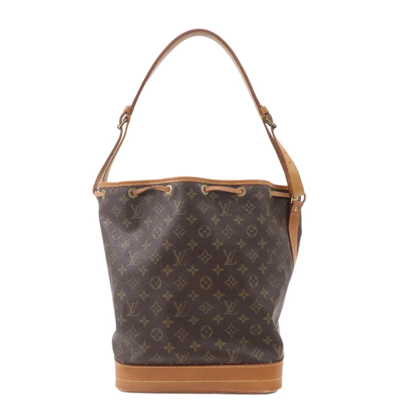 Louis Vuitton Monogram Noe Shoulder Bag Hand Bag Brown M42224