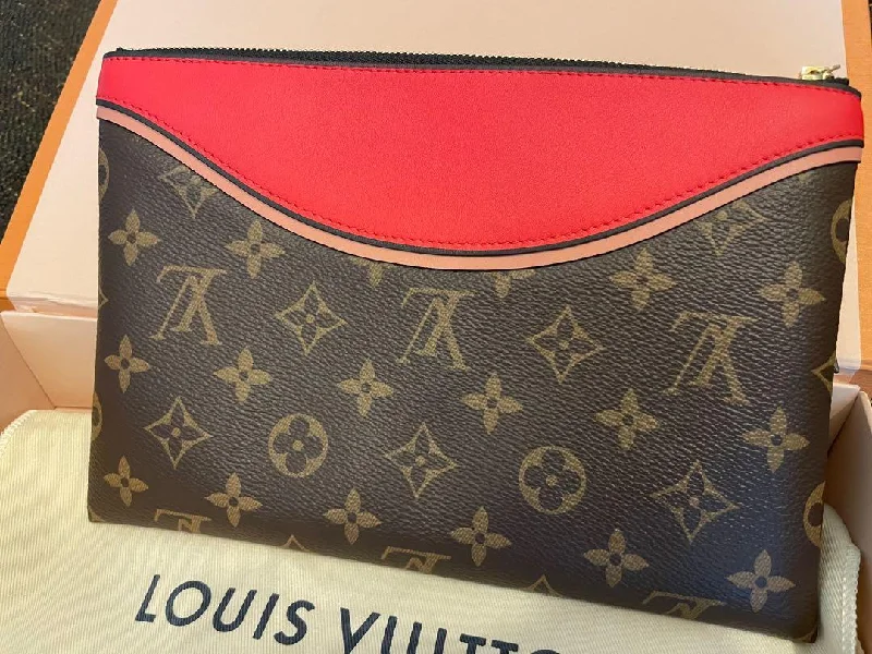 Louis Vuitton Monogram Tuileries Pochette Clutch Bag