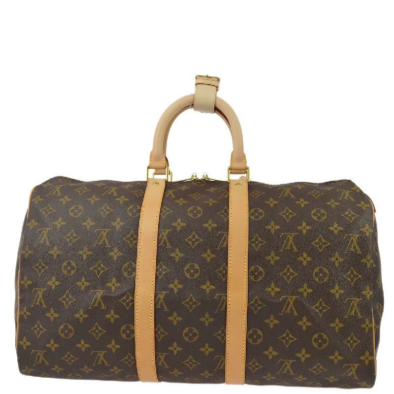 Louis Vuitton 2000 Monogram Keepall 45 Duffle Handbag M41428