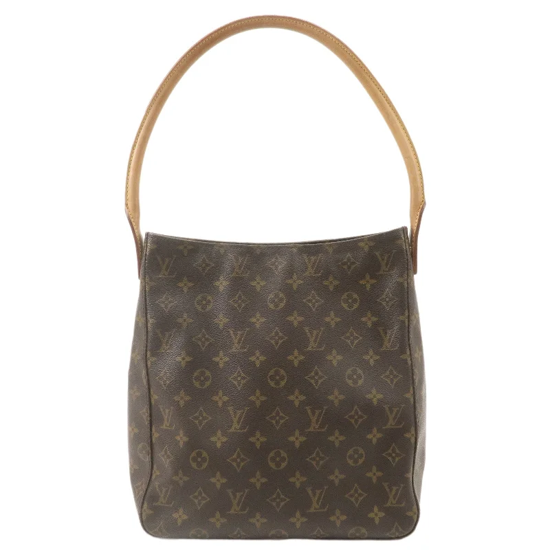 Louis Vuitton Monogram Looping GM Shoulder Bag Brown M51145