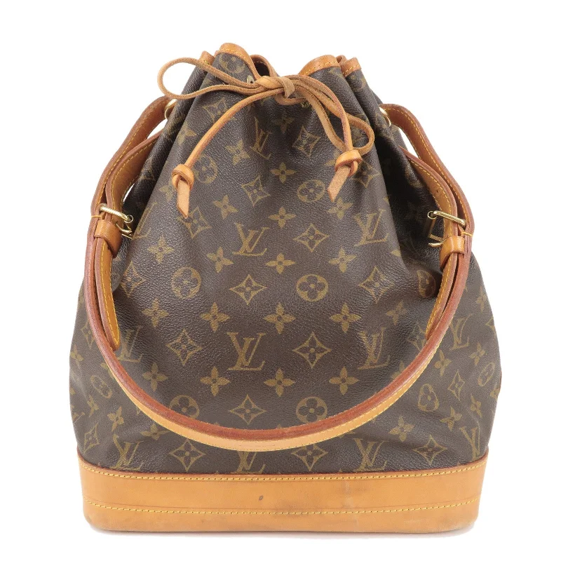 Louis Vuitton Monogram Noe Shoulder Bag Brown M42224