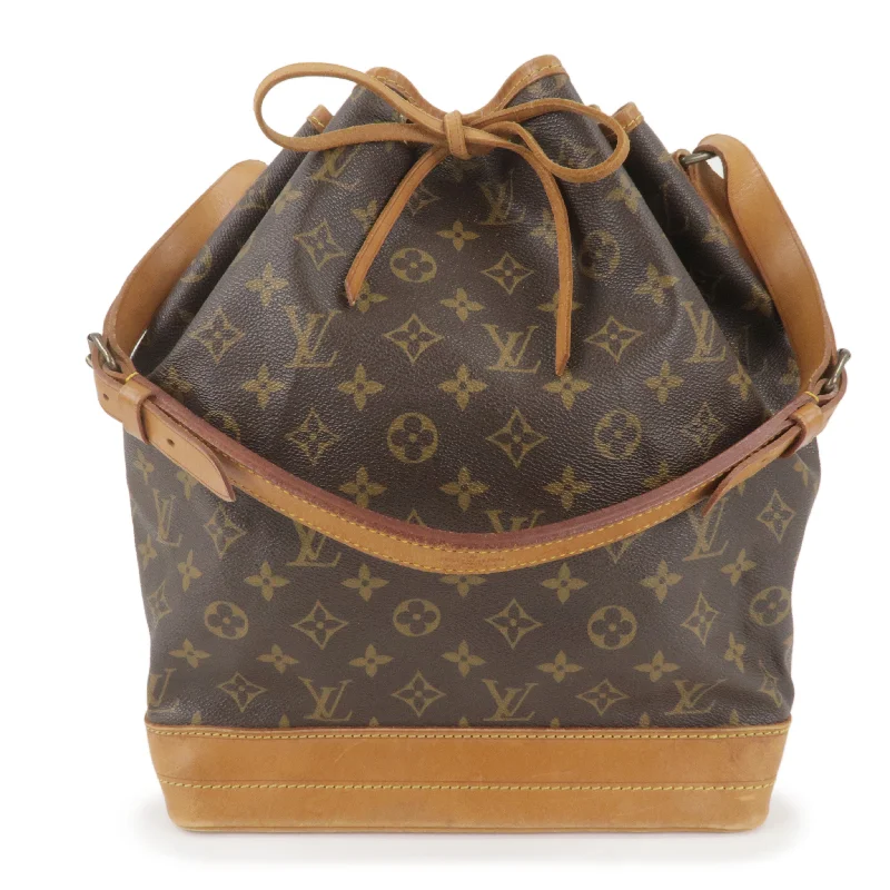 Louis Vuitton Monogram Noe Shoulder Bag Hand Bag Brown M42224