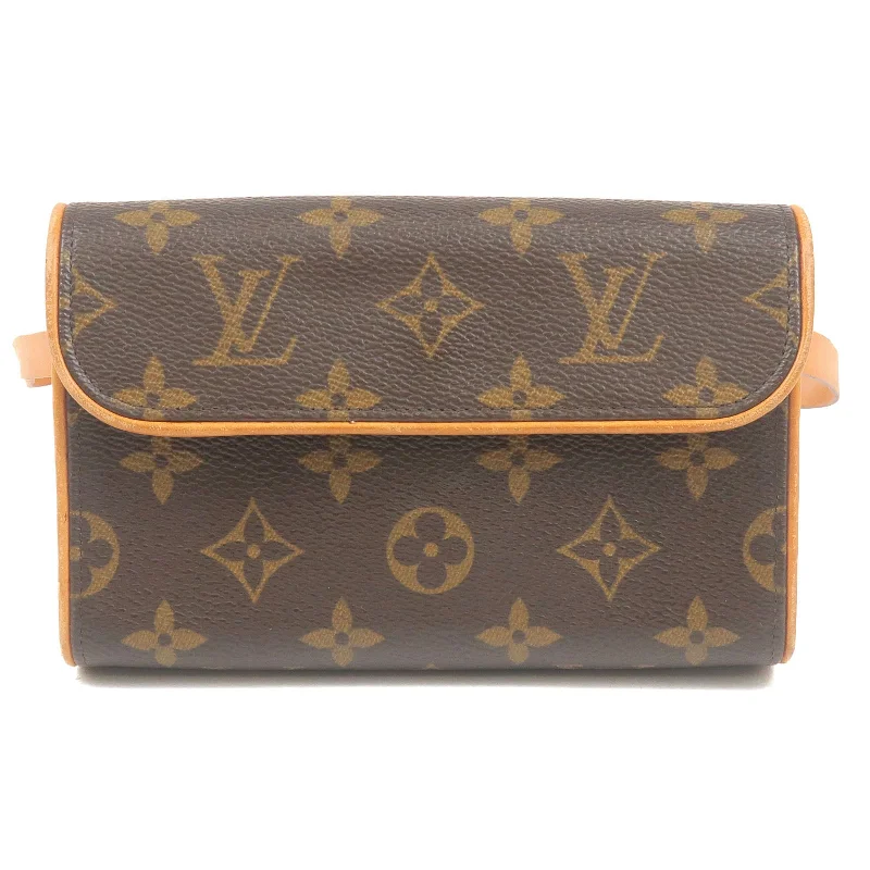 Louis Vuitton Monogram Pochette Florentine Waist Bag Belt XS M51855