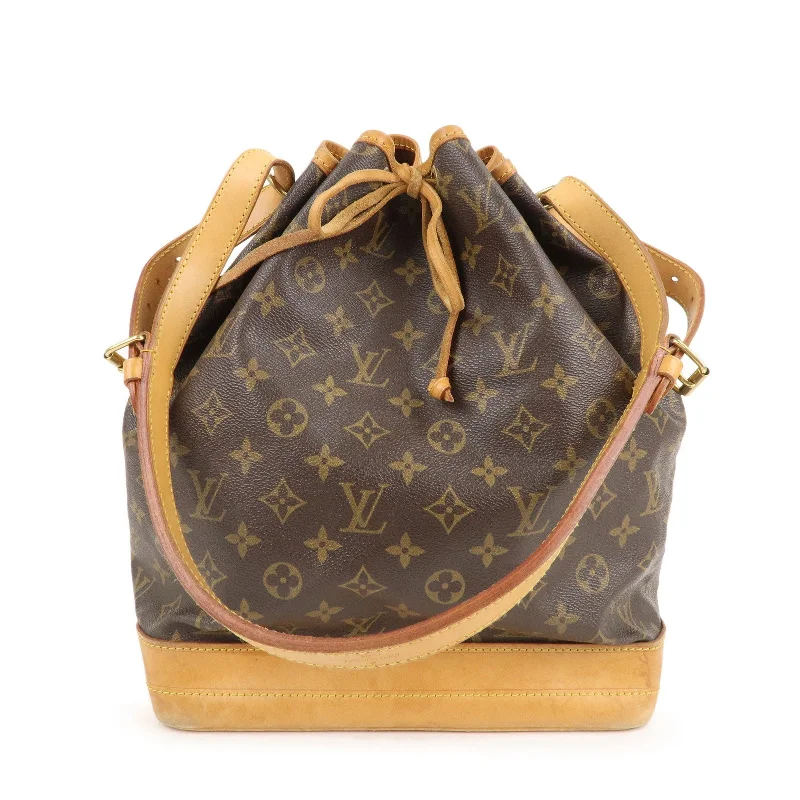 Louis Vuitton Monogram Noe Shoulder Bag Hand Bag Brown M42224