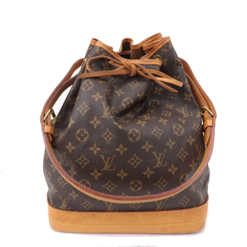 Louis Vuitton Monogram Noe Shoulder Bag Hand Bag Brown M42224