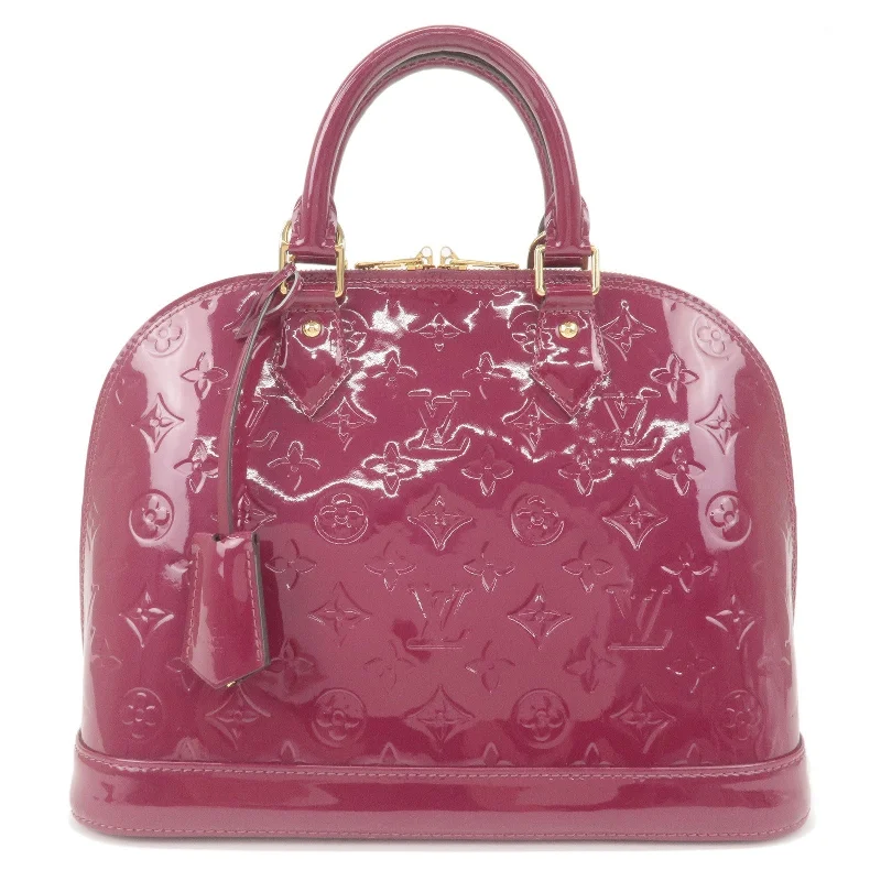 Louis Vuitton Monogram Vernis Alma PM Rose Indien Hand Bag M91770