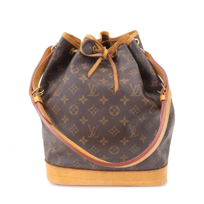 Louis Vuitton Monogram Noe Shoulder Bag Hand Bag Brown M42224