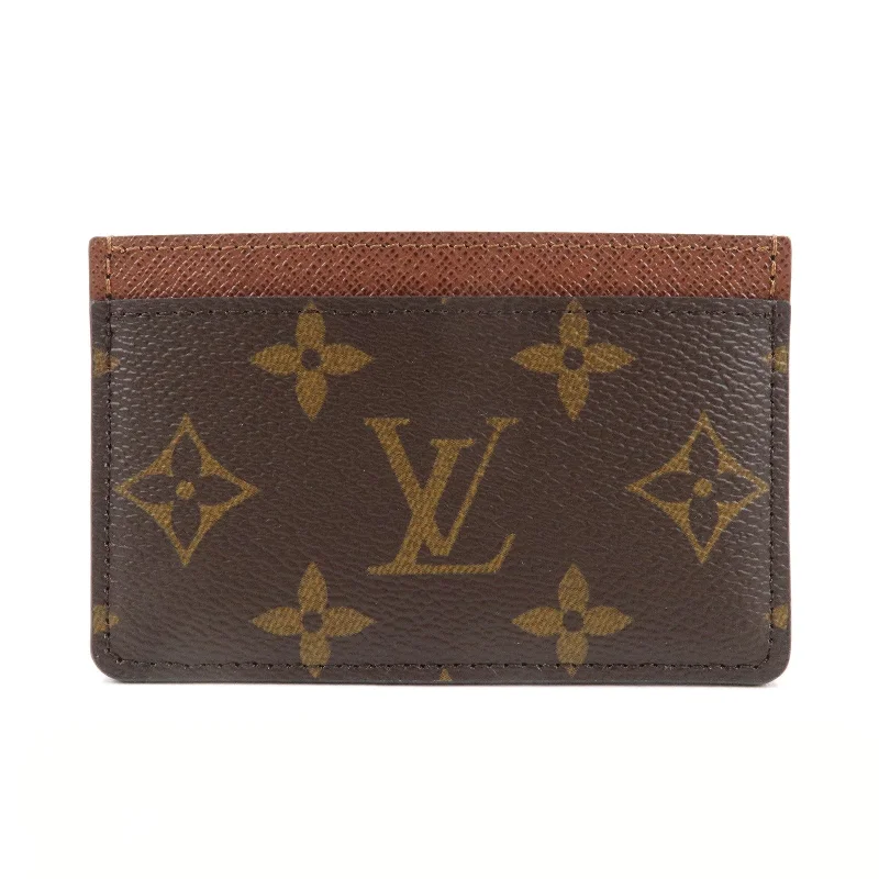 Louis Vuitton Monogram Porte Cartes Simple Card Case M61733