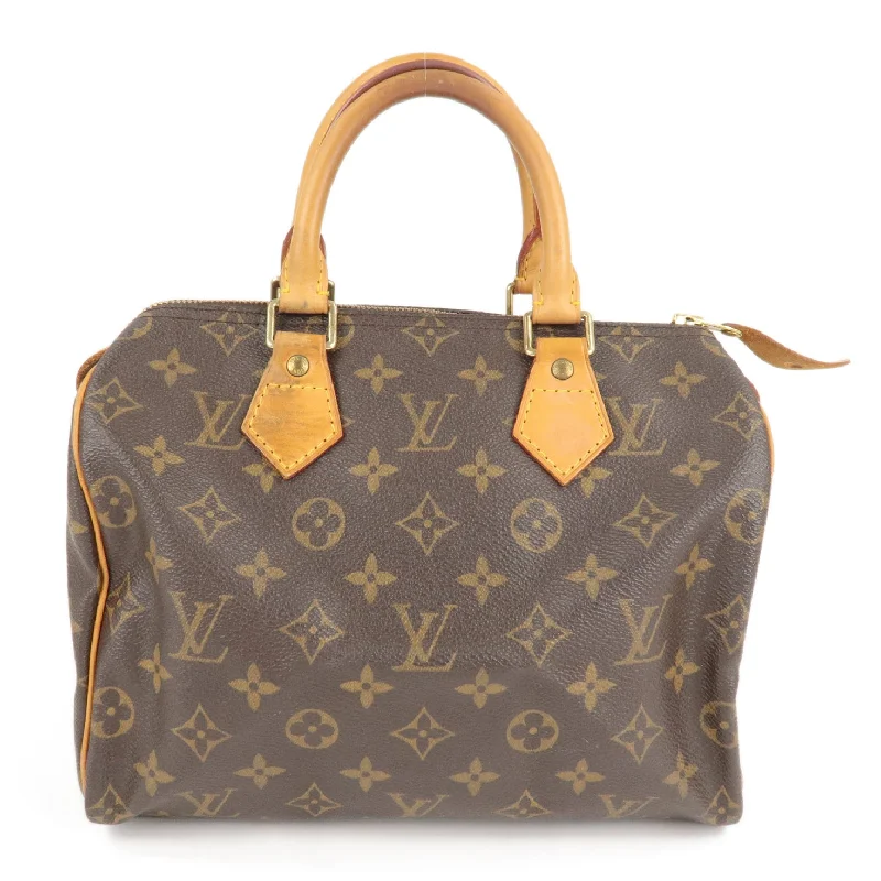 Louis Vuitton Monogram Speedy 25 Hand Bag Boston Bag M41528