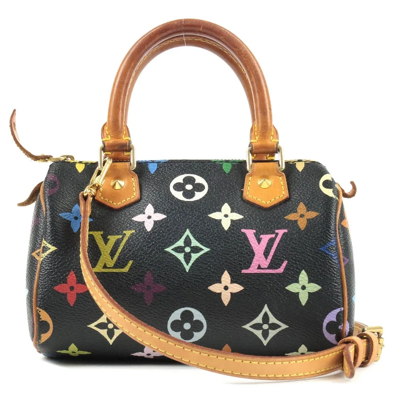 Louis Vuitton Monogram MultiColor Mini Speedy &Strap M92644 J52314