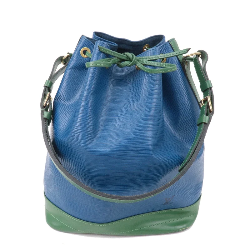 Louis Vuitton Epi Bi-Color Noe Shoulder Bag Blue Green M44044