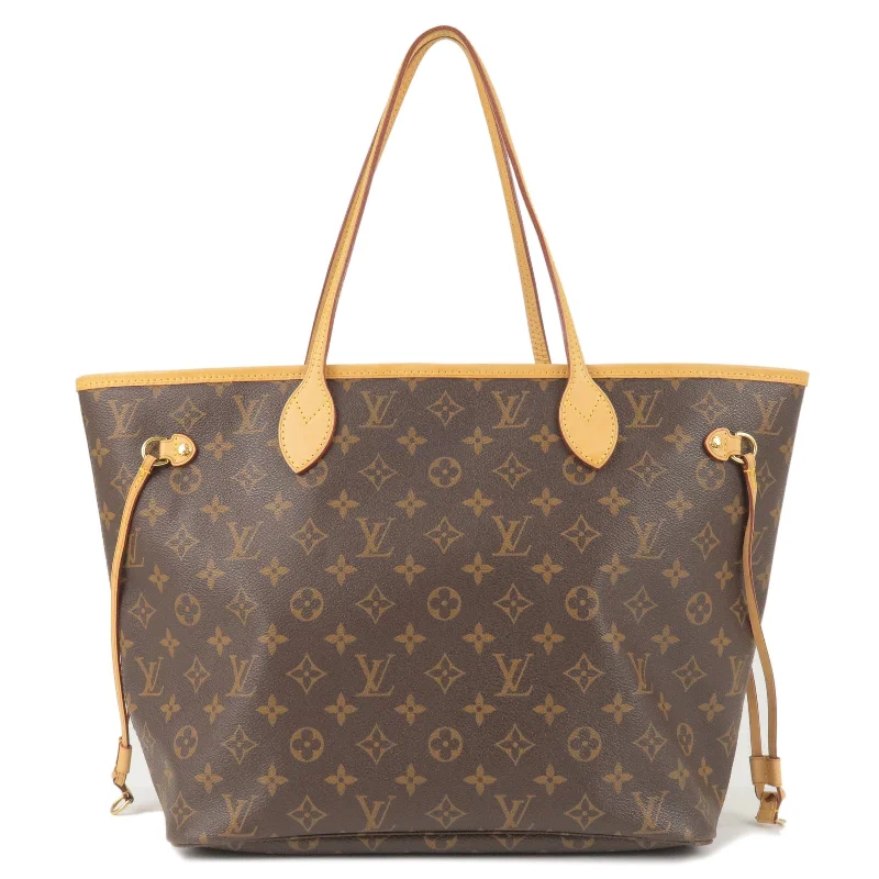 Louis Vuitton Monogram Neverfull MM Tote Bag Pivoine M41178