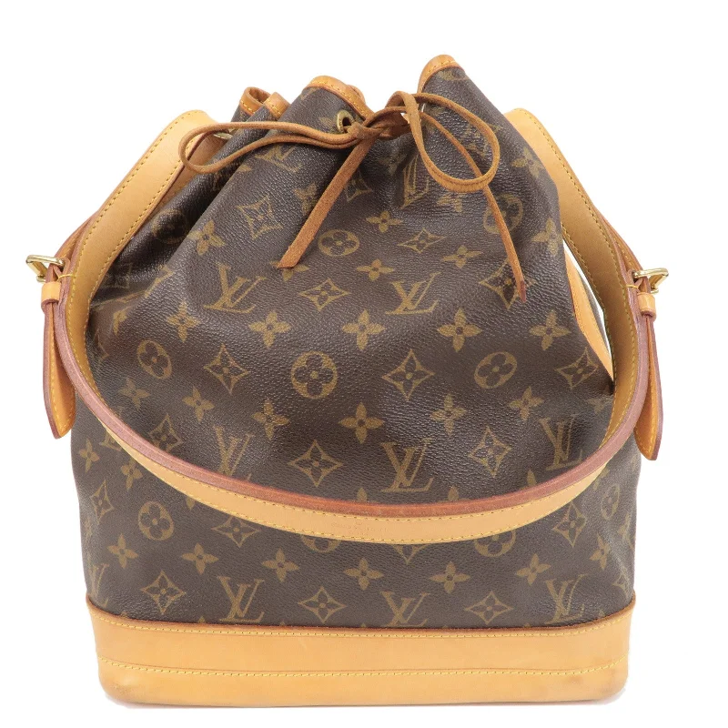 Louis Vuitton Monogram Noe Shoulder Bag Brown M42224