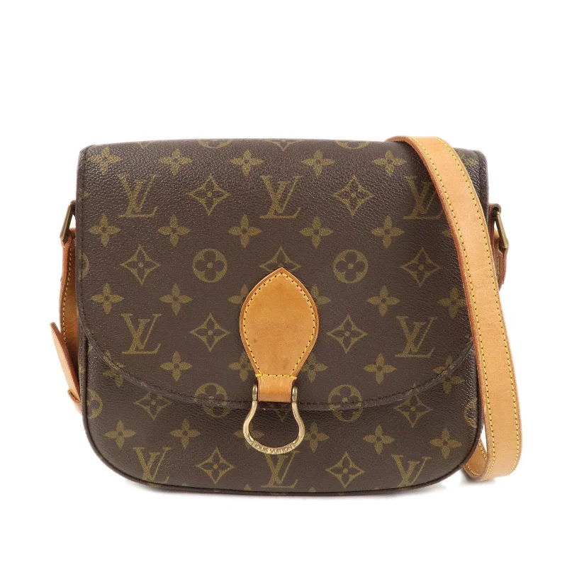 Louis Vuitton Monogram Saint Cloud GM Shoulder Bag Brown M51242