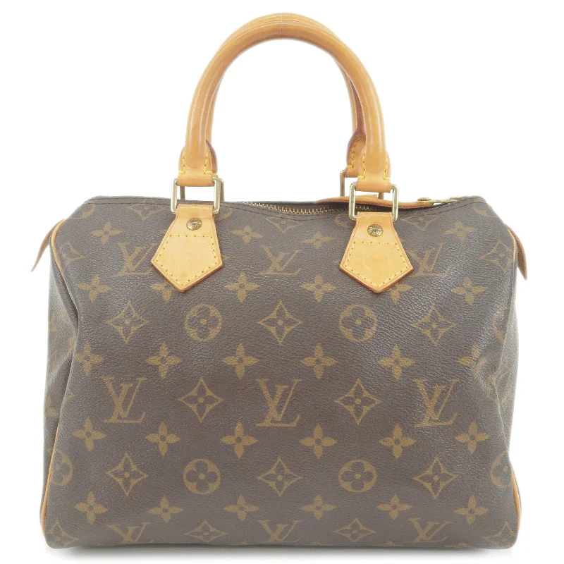 Louis Vuitton Monogram Speedy 25 Hand Bag Boston Bag M41528