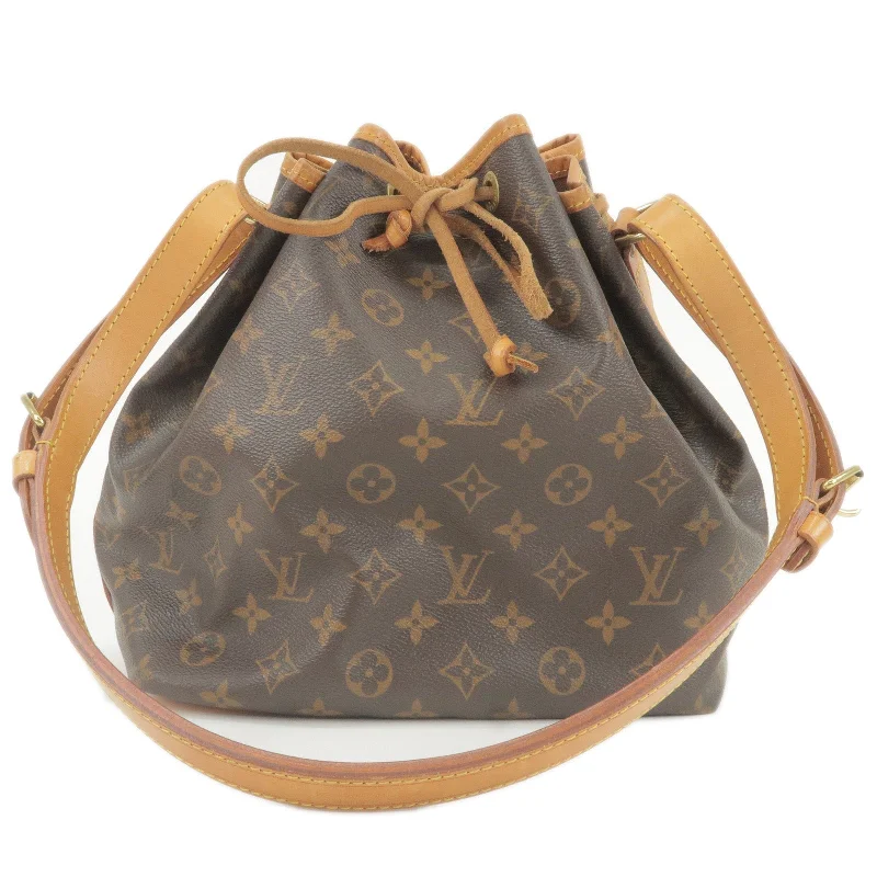 Louis Vuitton Monogram Petit Noe Shoulder Bag Hand Bag M42226