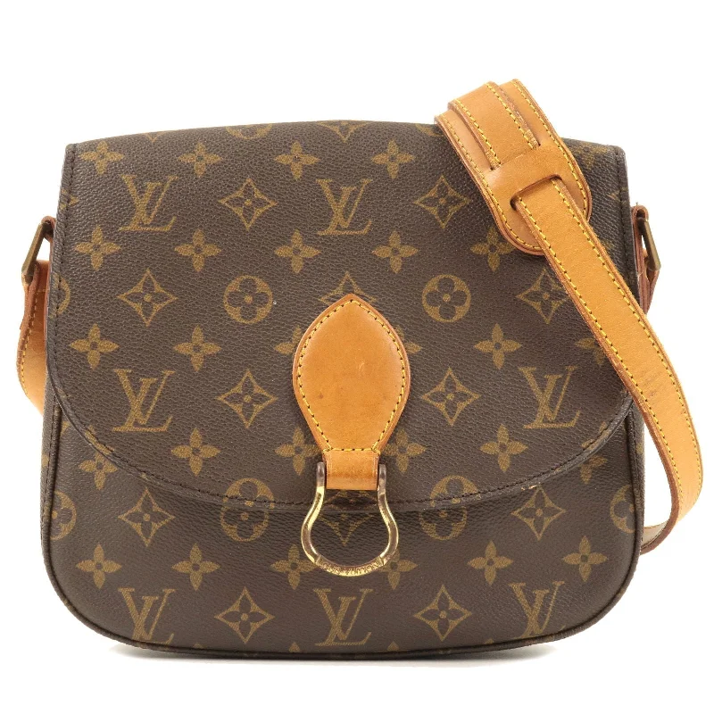 Louis Vuitton Monogram Saint Cloud GM Shoulder Bag Brown M51242