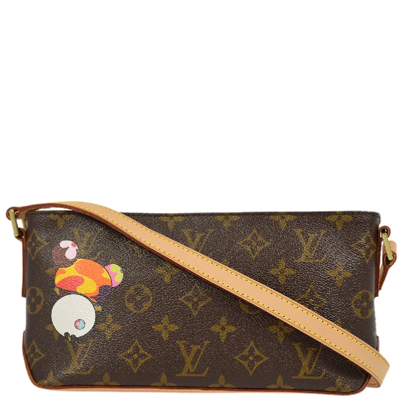 Louis Vuitton 2004 Monogram Panda Trotteur Shoulder Bag M51241