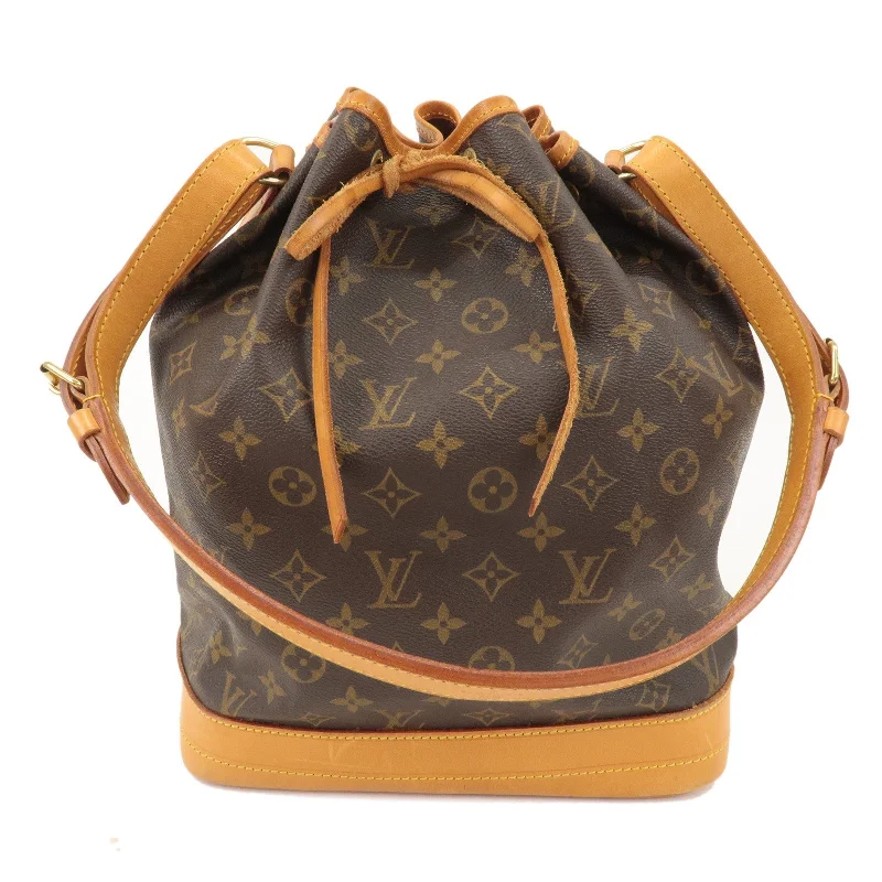 Louis Vuitton Monogram Noe Shoulder Bag Hand Bag Brown M42224