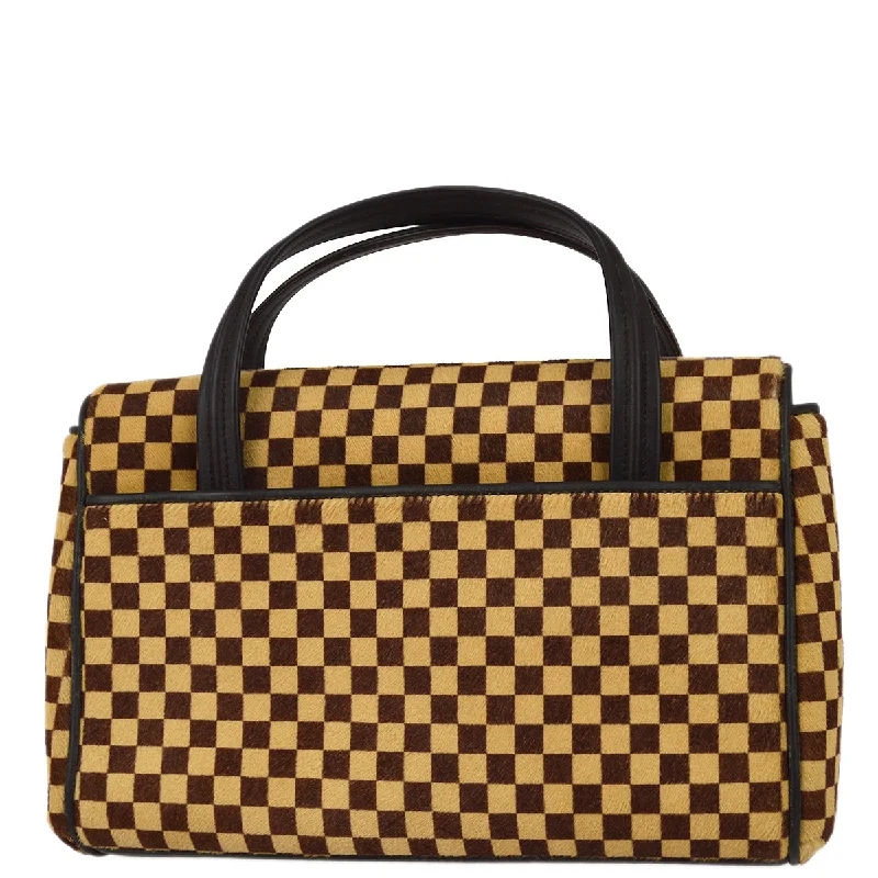 Louis Vuitton 2002 Damier Sauvage Lion Handbag M92131