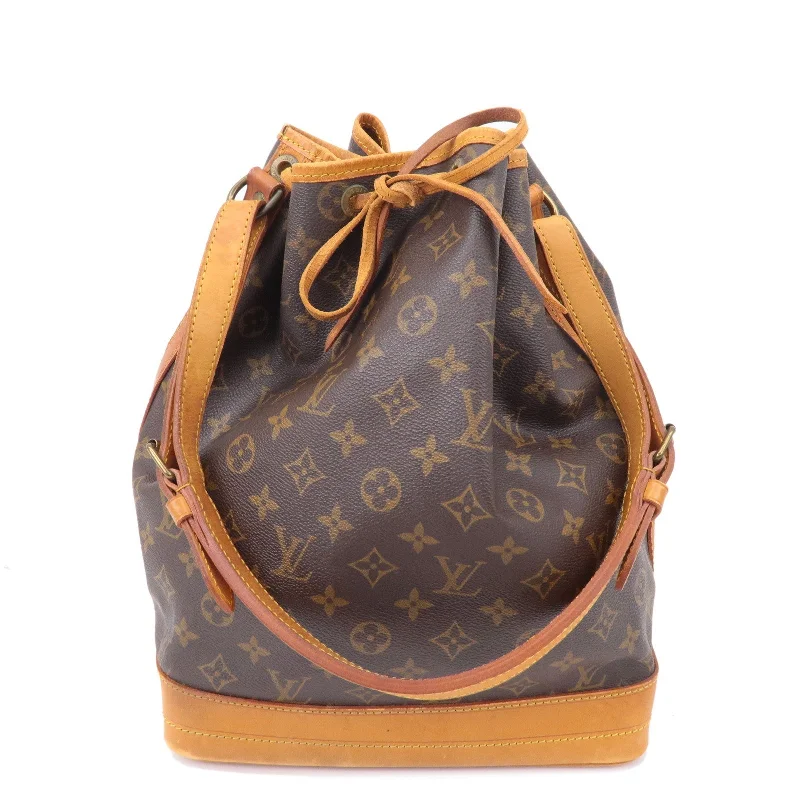 Louis Vuitton Monogram Noe Shoulder Bag Hand Bag Brown M42224