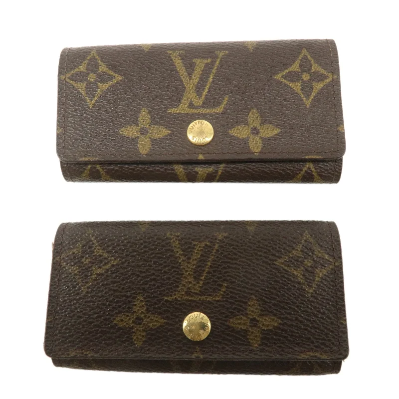 Louis Vuitton Monogram Set of 2 Multicles 4 Key Case M62631