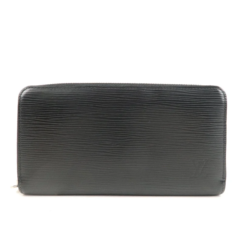 Louis Vuitton Epi Zippy Wallet Zip Round Wallet Noir M60072