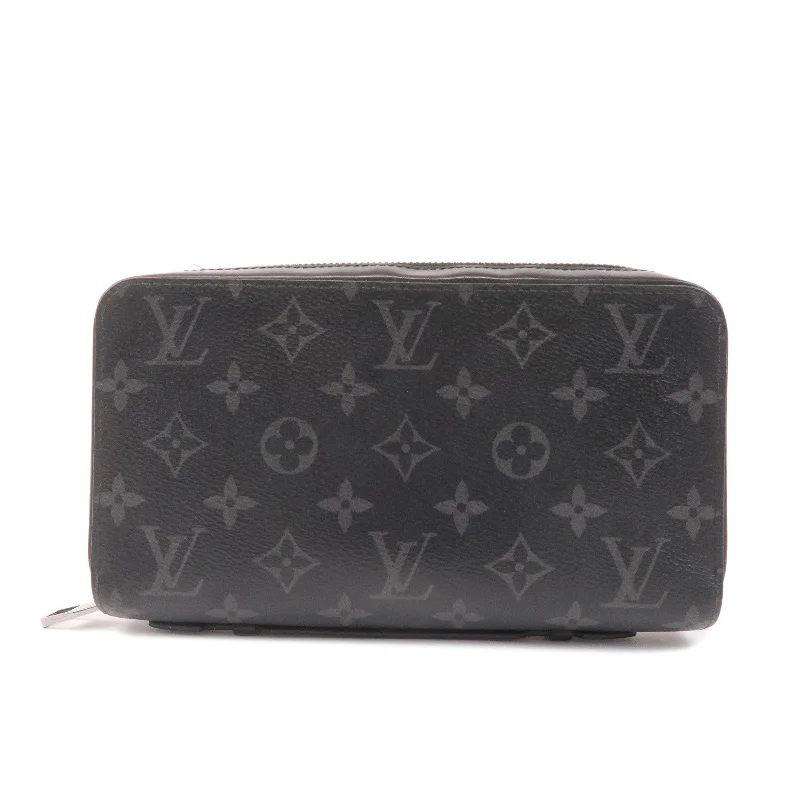 Louis Vuitton Monogram Eclipse Zippy XL Wallet Black M61698