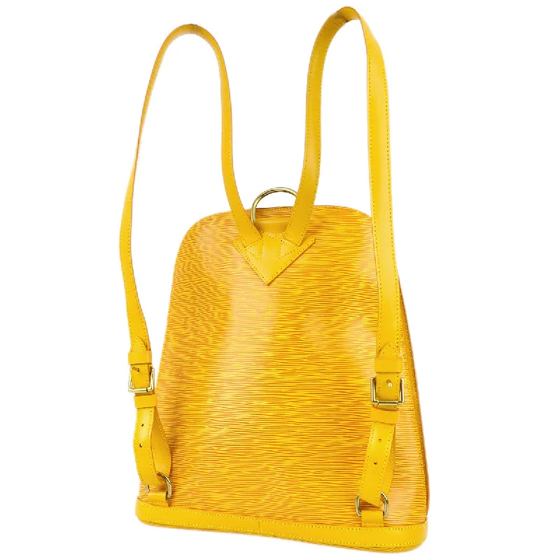 Louis Vuitton 1996 Yellow Epi Gobelins Backpack M52299