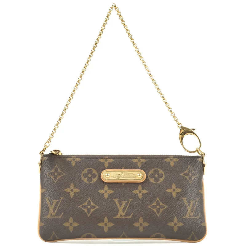 Louis Vuitton Monogram Pochette Milla MM Hand Bag M60094